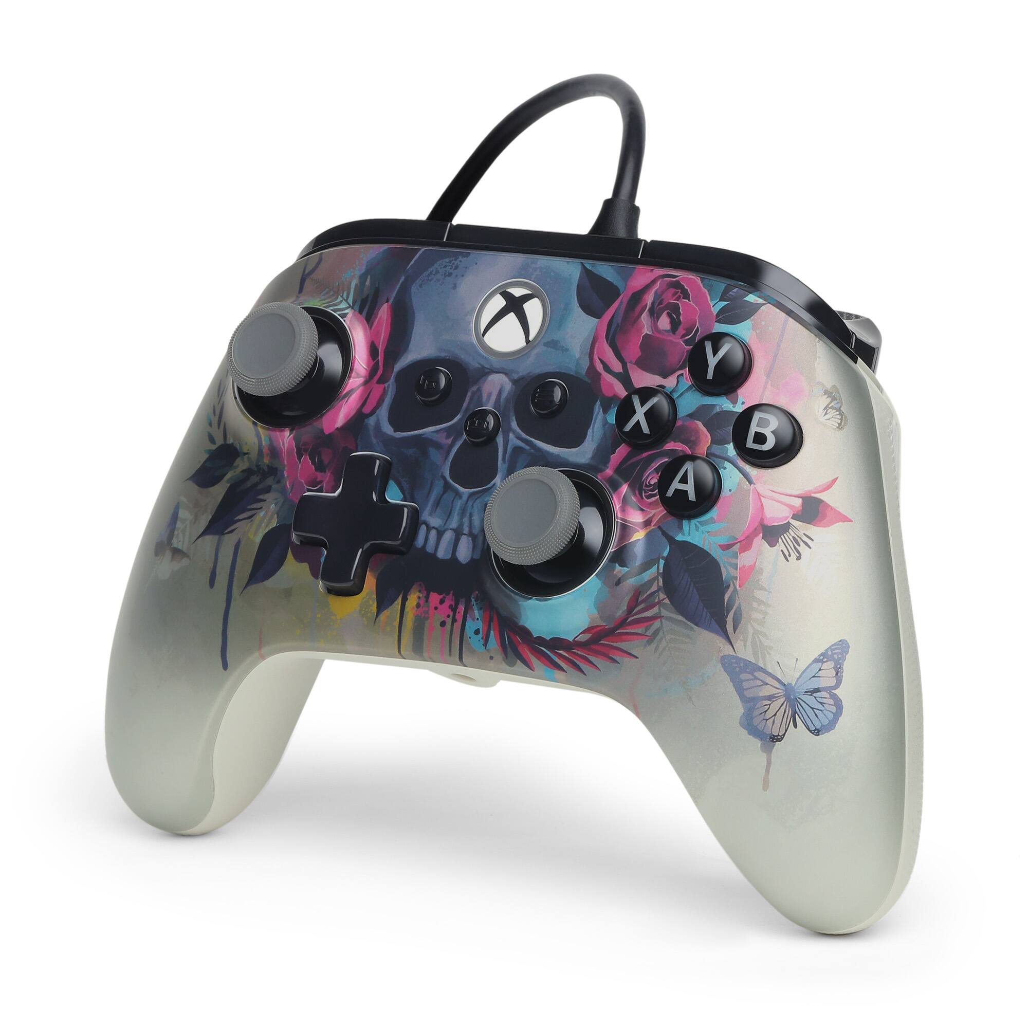 Left. PowerA - PowerA Advantage Plus Wired Controller for Xbox Series X|S - Bloom & Gloom - Bloom & Gloom.