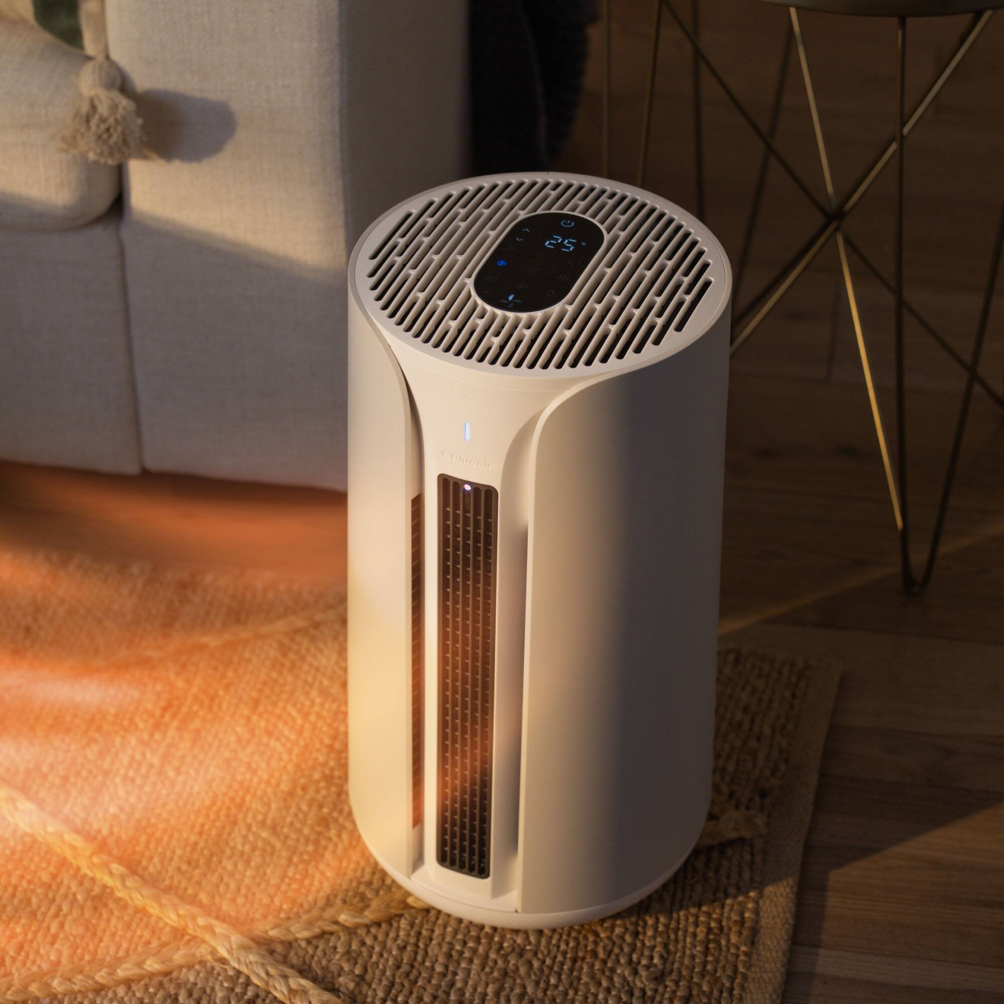 Alt View 15. Blueair - ComfortPure Most Powerful 3-in-1 HEPASilent T10i Air Purifier: Heat + Cool + Purify - Gray.