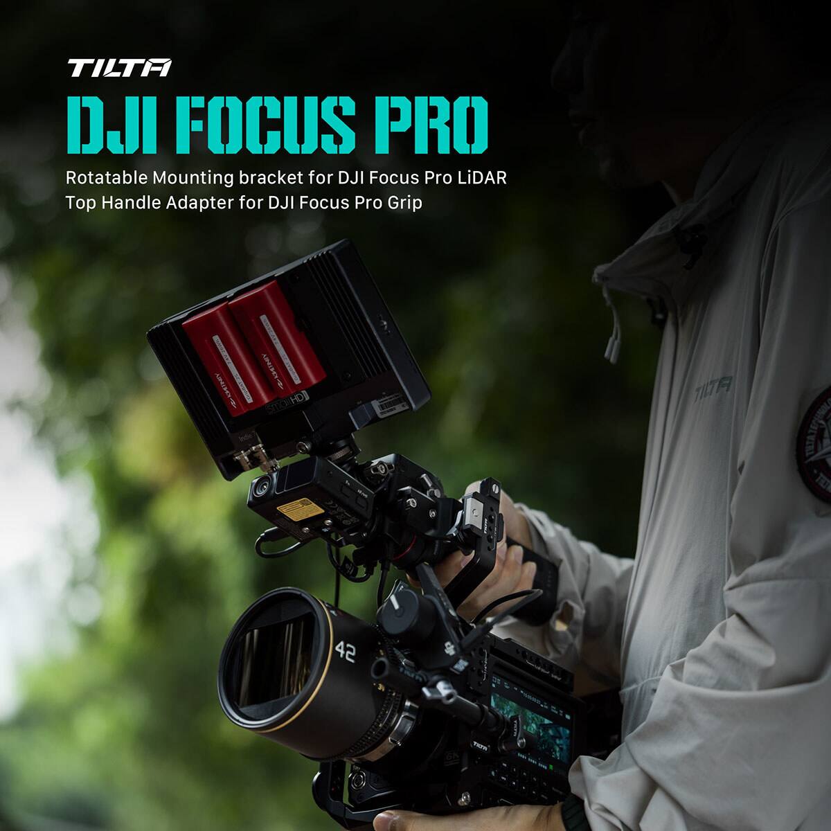 TILTA DJI FOCUS PRO Rotatable Mounting bracket for DJI Focus Pro LiDAR Top Handle Adapter for DJI Focus Pro Grip