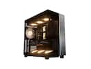 Front. Andromeda Insights - AI AMD V3 Elite Gaming PC RX 9070XT 16GB | Ryzen 7 9800X3D (5.2 GHz Turbo Boost) | 32GB DDR5 6000MHz | 2TB Gen4 SSD - Black.