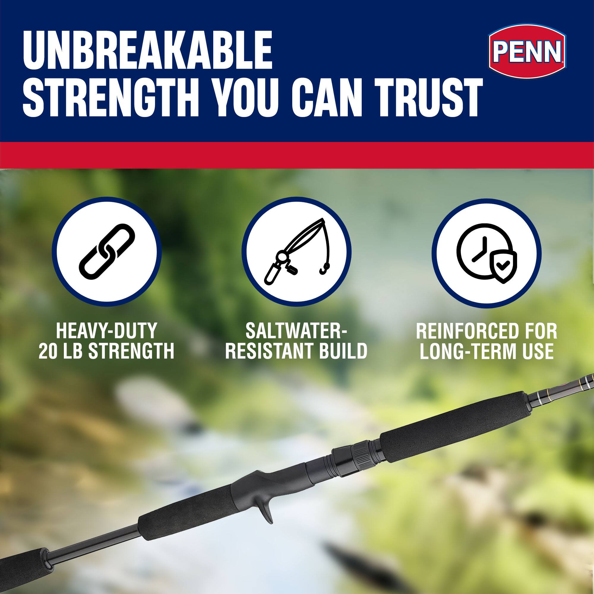 UNBREAKABLE STRENGTH YOU CAN TRUST

- HEAVY-DUTY 20 LB STRENGTH
- SALTWATER-RESISTANT BUILD
- REINFORCED FOR LONG-TERM USE