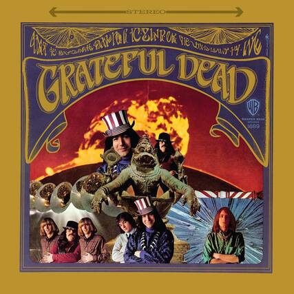 STEREO
THE GRATEFUL DEAD
ICE IN ROME THE BAND IS ON THE ROAD
WARNER BROS RECORDS 1689