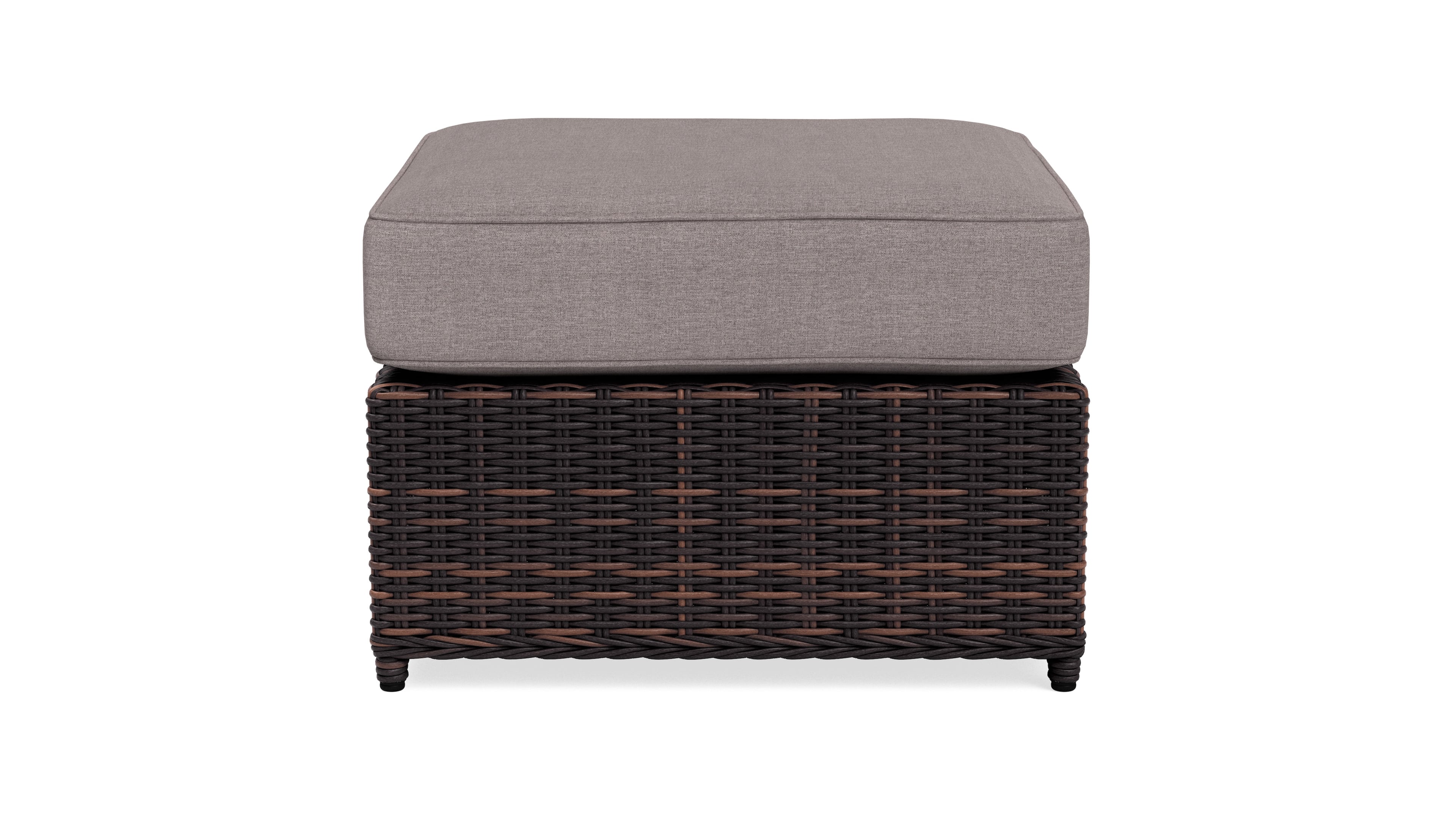 Yardbird® - Langdon/Waverly Ottoman - Shale - Front_Zoom