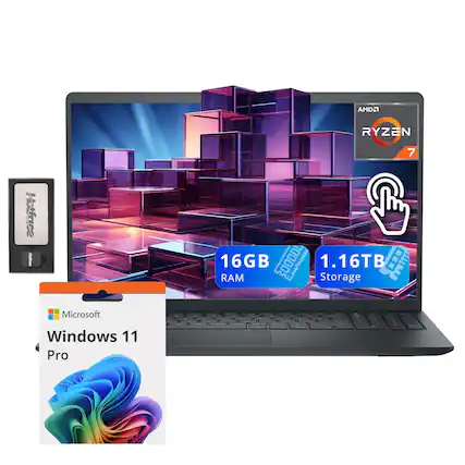 AMD Ryzen 7
16GB RAM
1.16TB Storage
Microsoft Windows 11 Pro