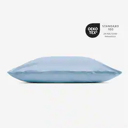 Bedgear - Hyper-Silk Performance® Pillowcase - Misty Blue, King - misty-blue