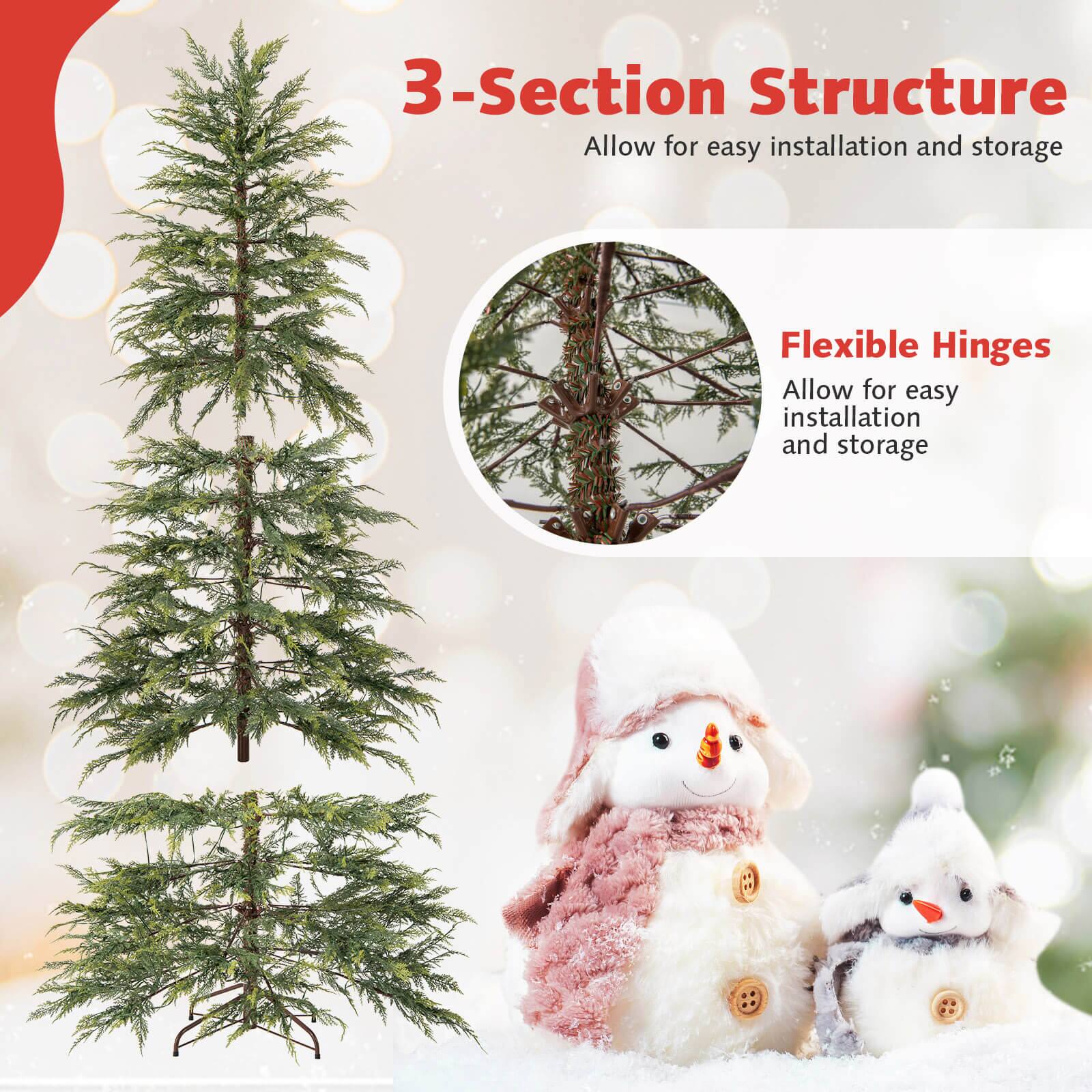 3-Section Structure  
Allow for easy installation and storage  

Flexible Hinges  
Allow for easy installation and storage