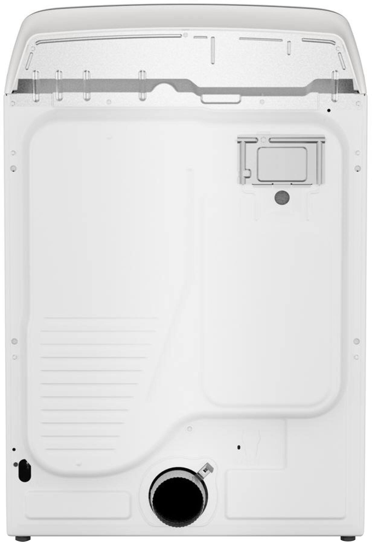 Back. Maytag - 7.4 Cu. Ft. Smart Electric Dryer with Extra Power and Advanced Moisture Sensing - White.