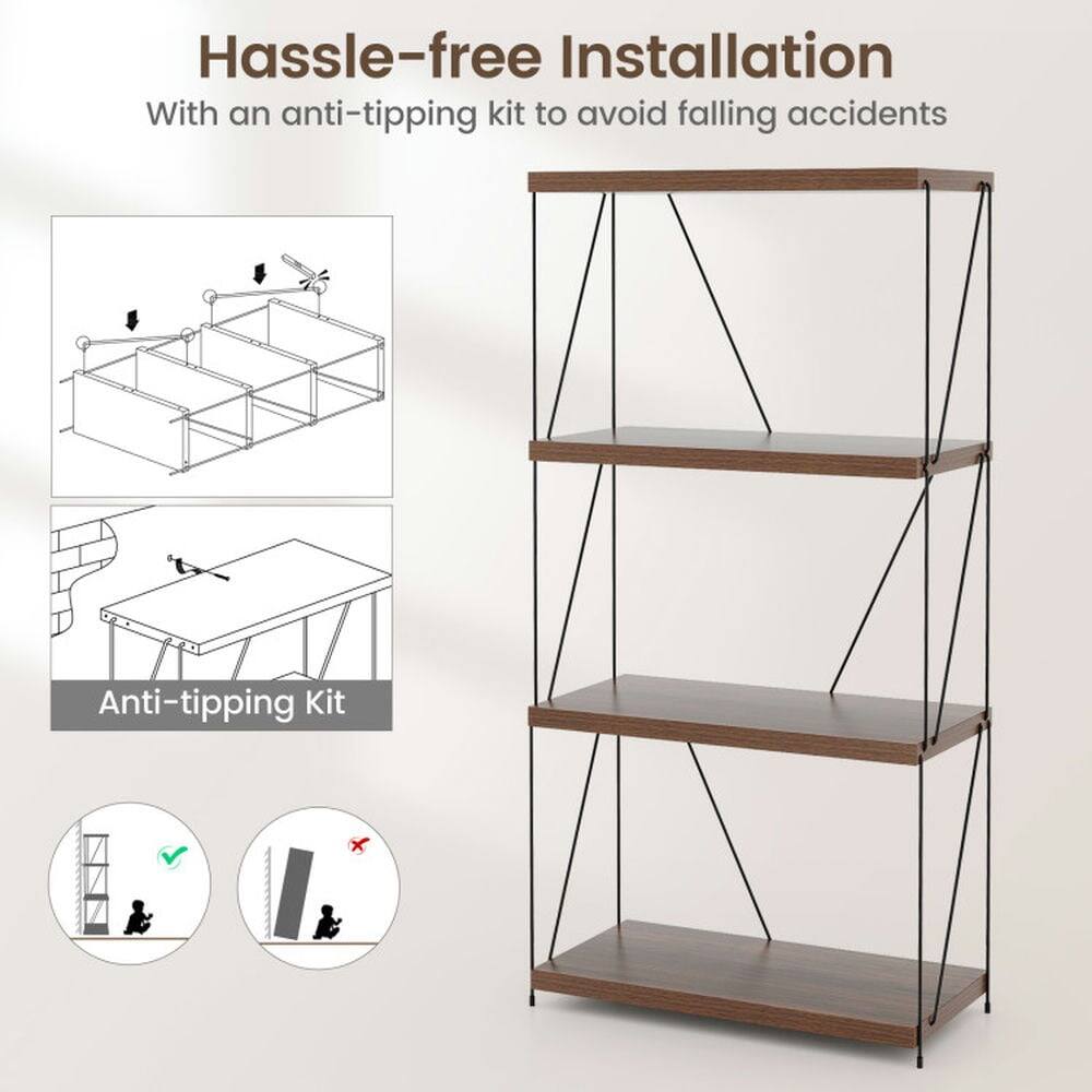 Hassle-free Installation  
With an anti-tipping kit to avoid falling accidents  

Anti-tipping Kit
