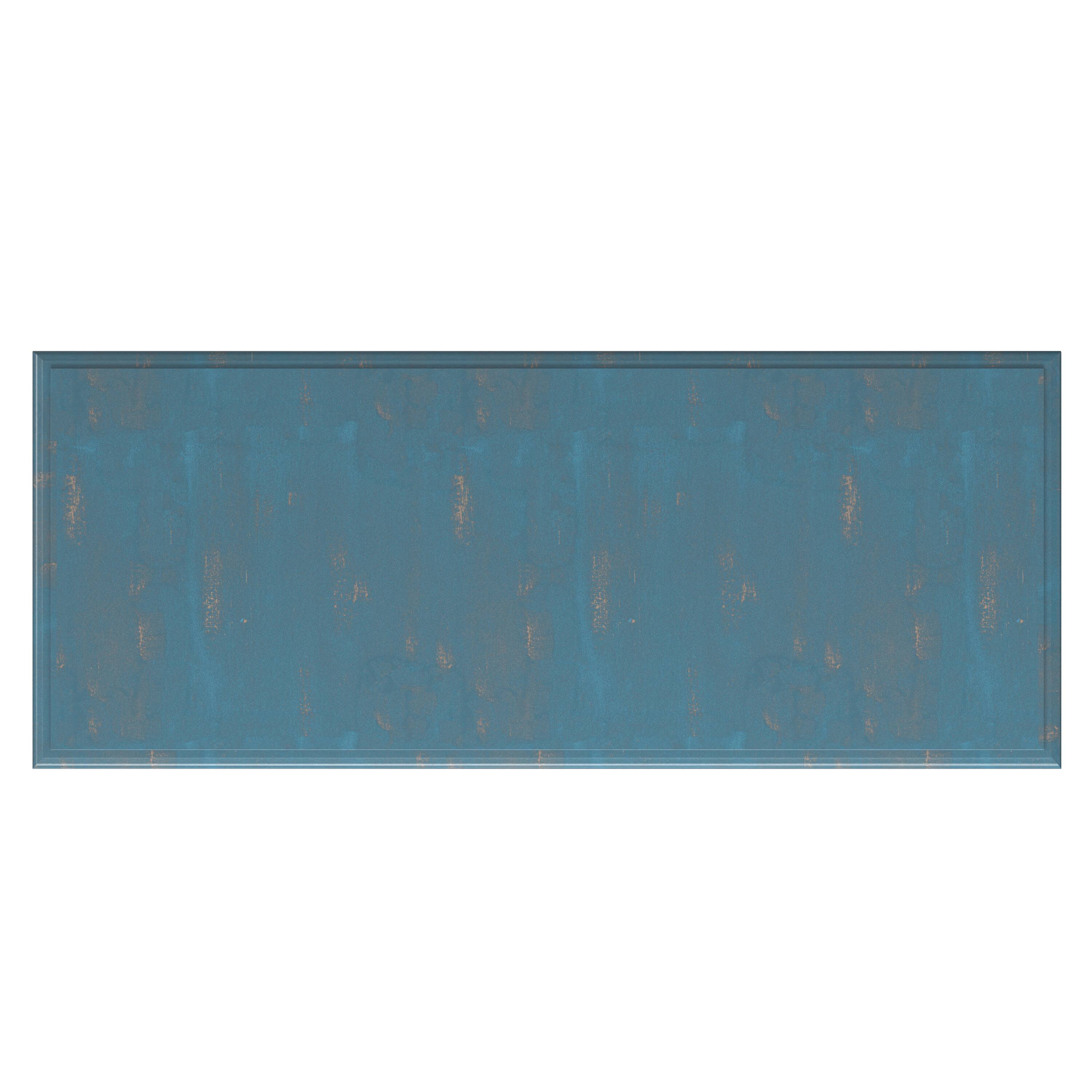 Alt View 1. Simpli Home - Connaught 40 inch Wide Solid Wood Traditional Entryway Storage Cabinet in Distressed Coastal Blue - Distressed Coastal Blue.