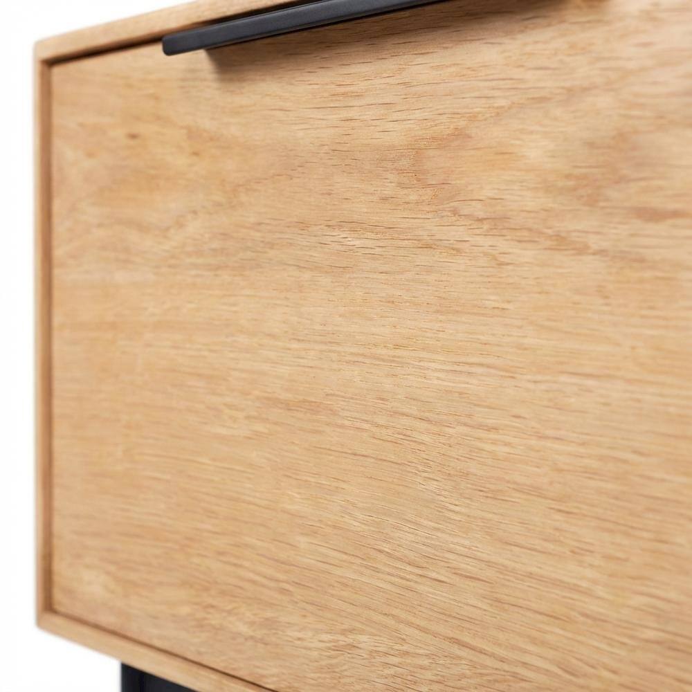Alt View 2. Starlight Canyon Home - Modern Light Oak Nightstand with Natural Wood Finish - Light Oak.