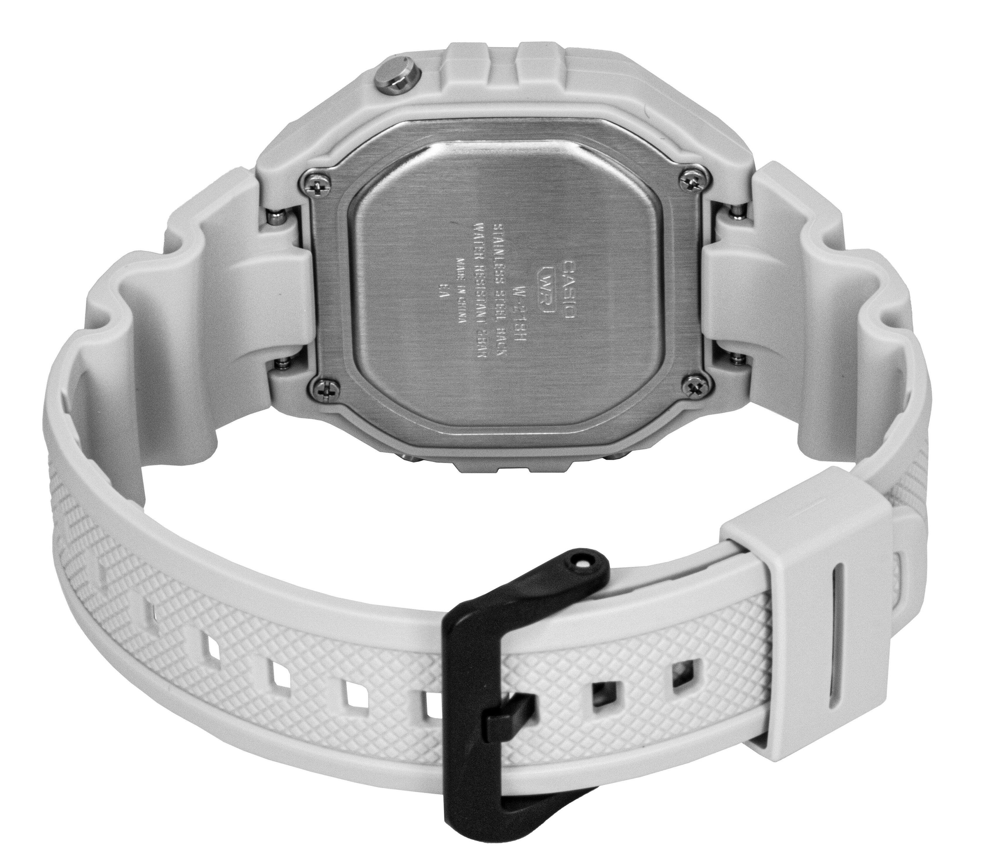 WATER RESISTANT  
MADE IN CHINA  
CASIO  
W218H