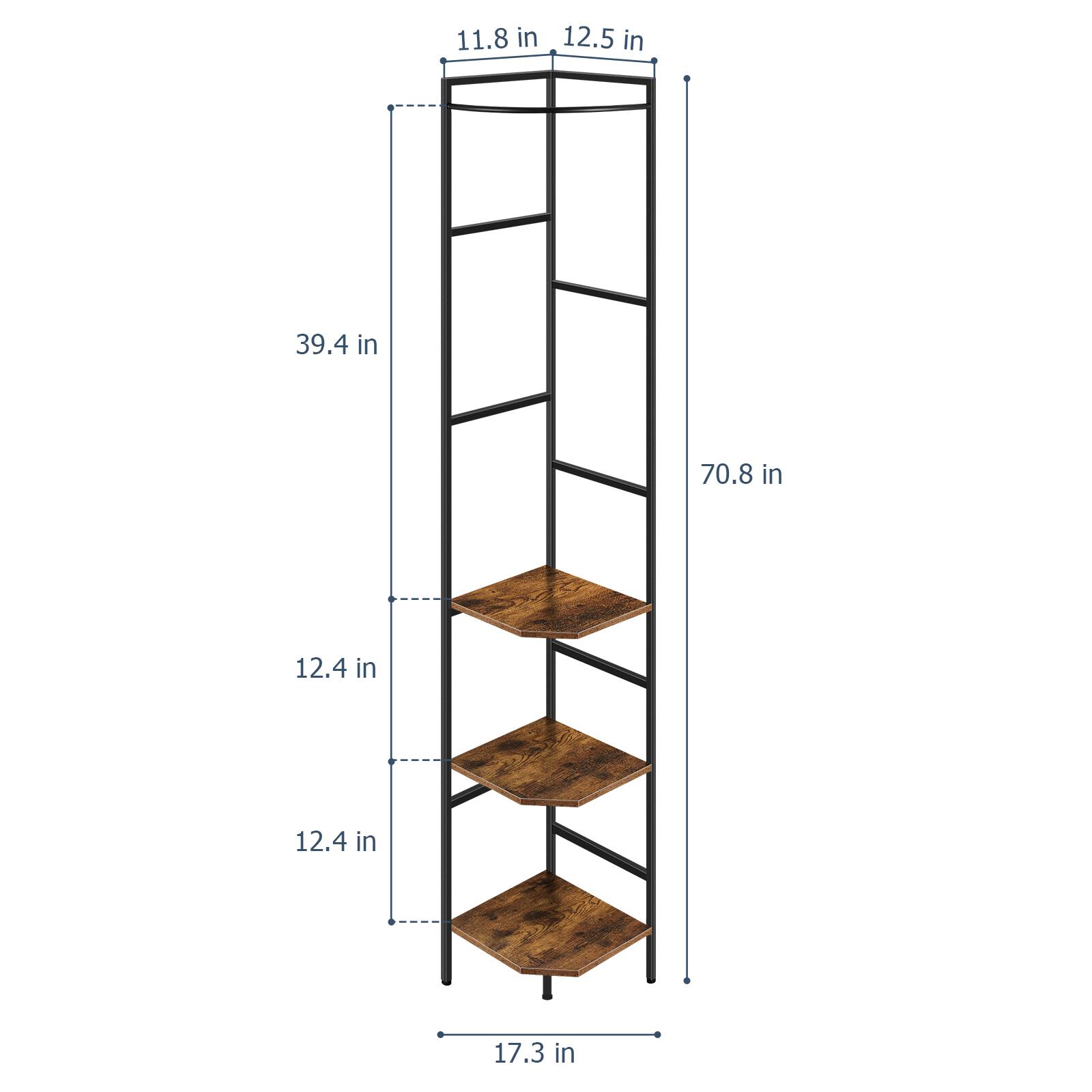 11.8 in  
12.5 in  
39.4 in  
70.8 in  
12.4 in  
12.4 in  
17.3 in