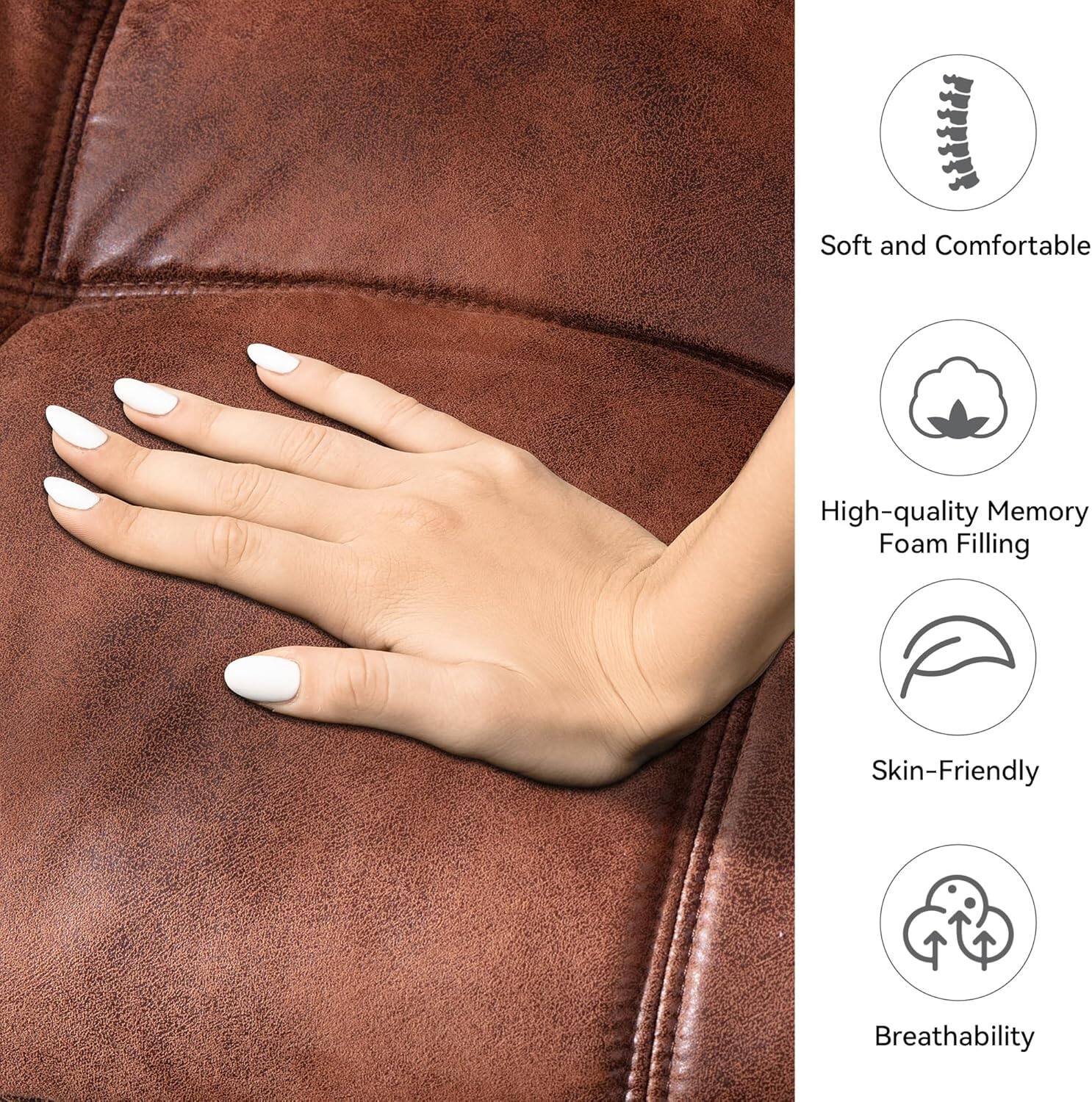 Soft and Comfortable  
High-quality Memory Foam Filling  
Skin-Friendly  
Breathability
