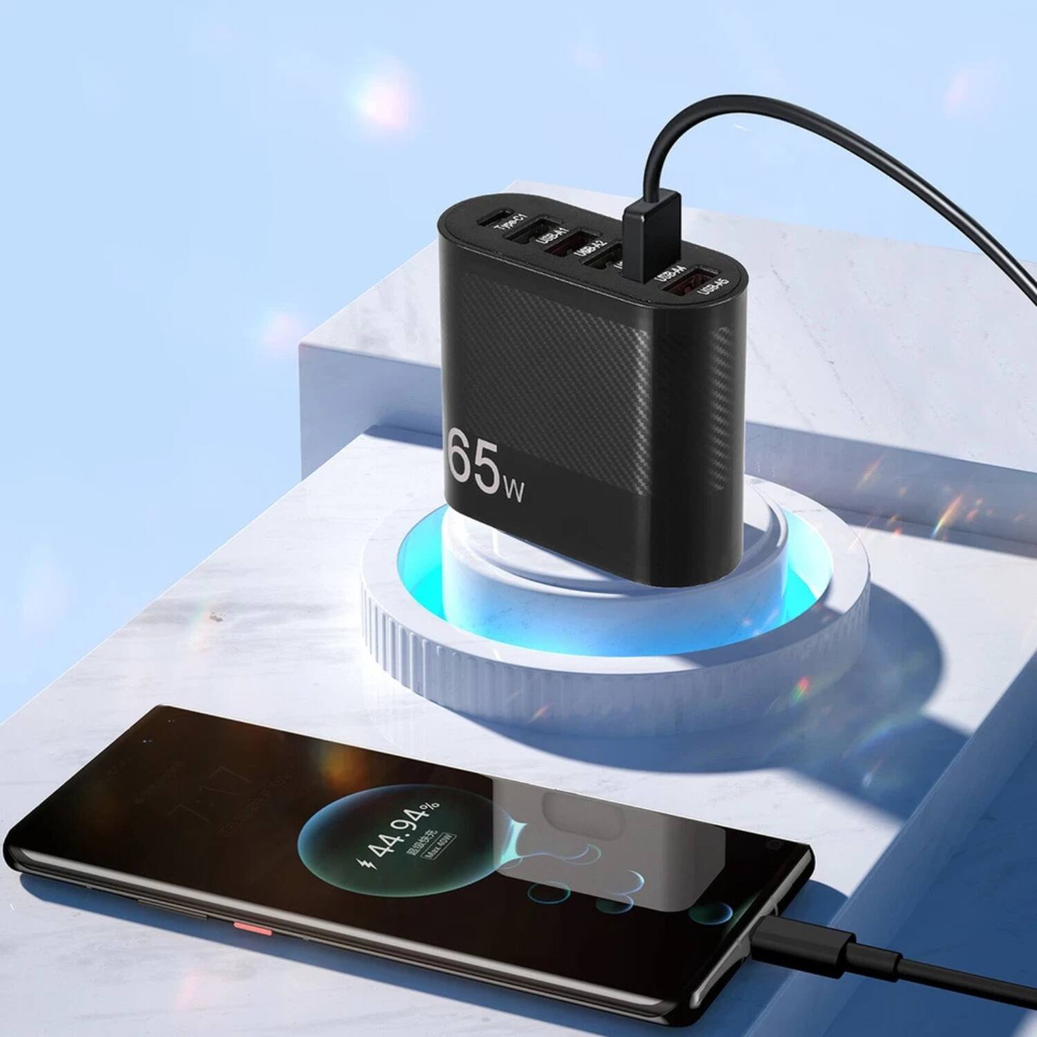 Sure, here is the corrected and grouped text:

- 65W
- 44.94%
- 44