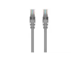 Belkin - A3L980-06IN-S 6 in. Cat 6 Gray UTP Snagless RJ45 Patch Cable