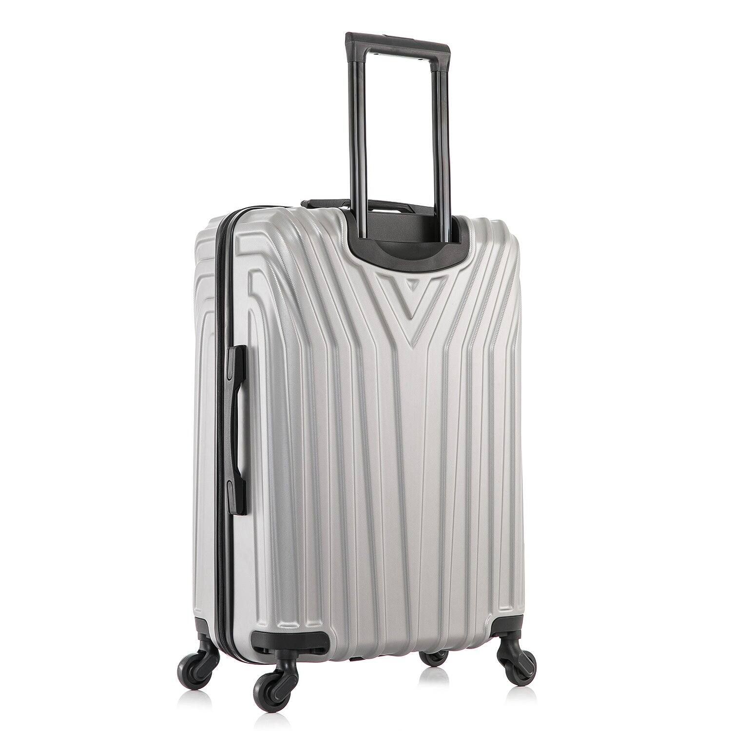 Alt View 1. InUSA - Vasty Lightweight Hardside Spinner Luggage 24" - GREY.