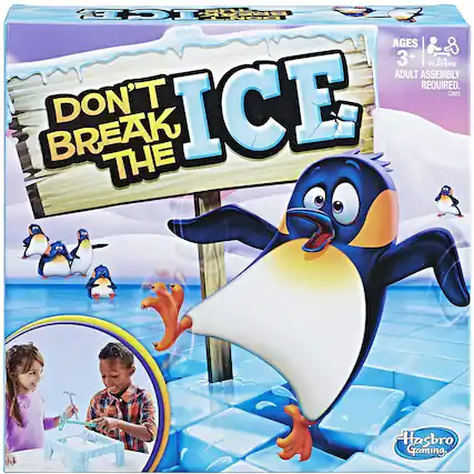 DON'T BREAK THE ICE
AGES 3+
2-4 PLAYERS
ADULT ASSEMBLY REQUIRED
C2993
Hasbro Gaming