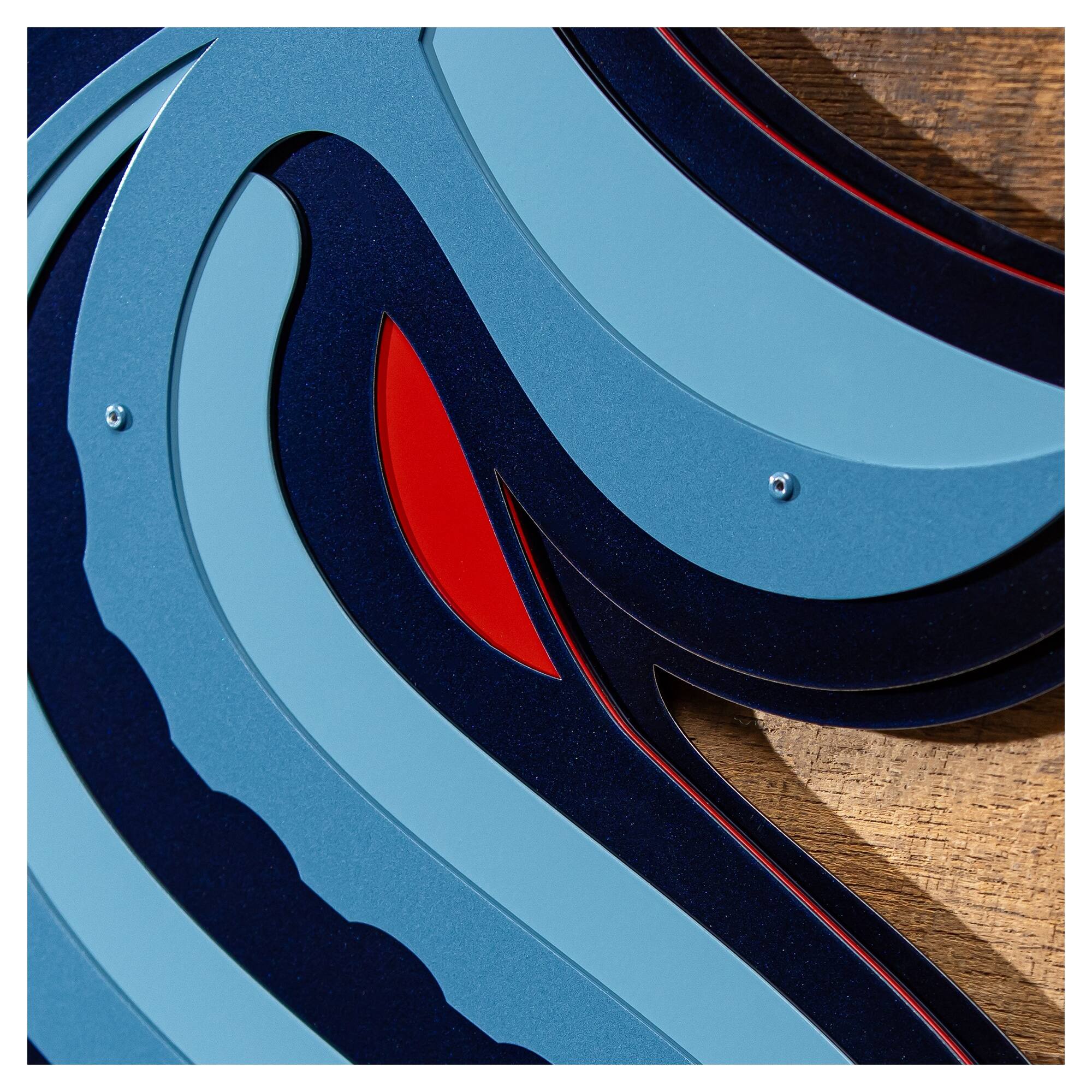 Alt View 2. Evergreen Enterprises - Seattle Kraken 23" Layered Metal Wall Art Sign - Multicolor.