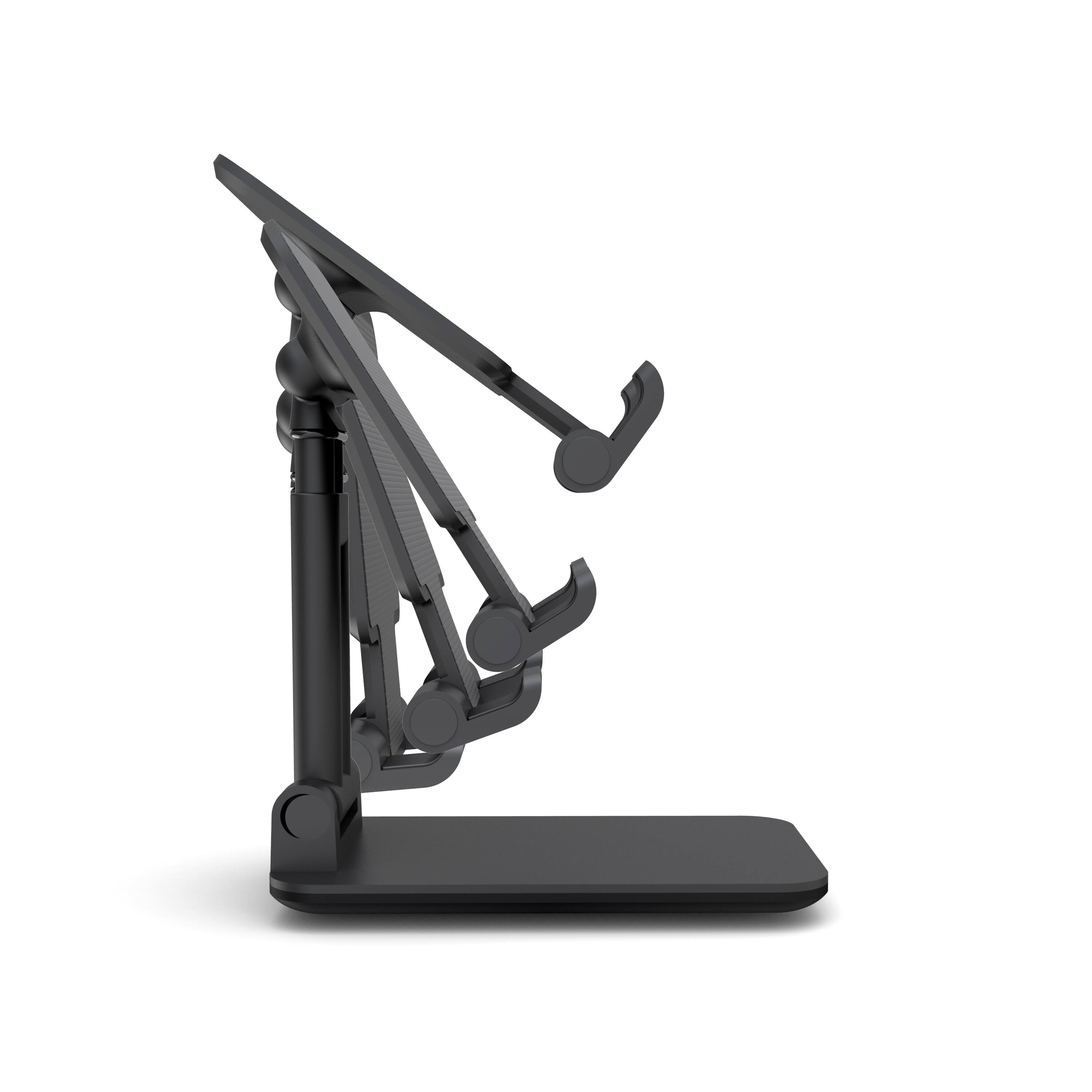 Angle. Digipower - DigiPower XL Foldable Stand – Versatile Holder for Tablets & Smartphones up to 13" - Black.