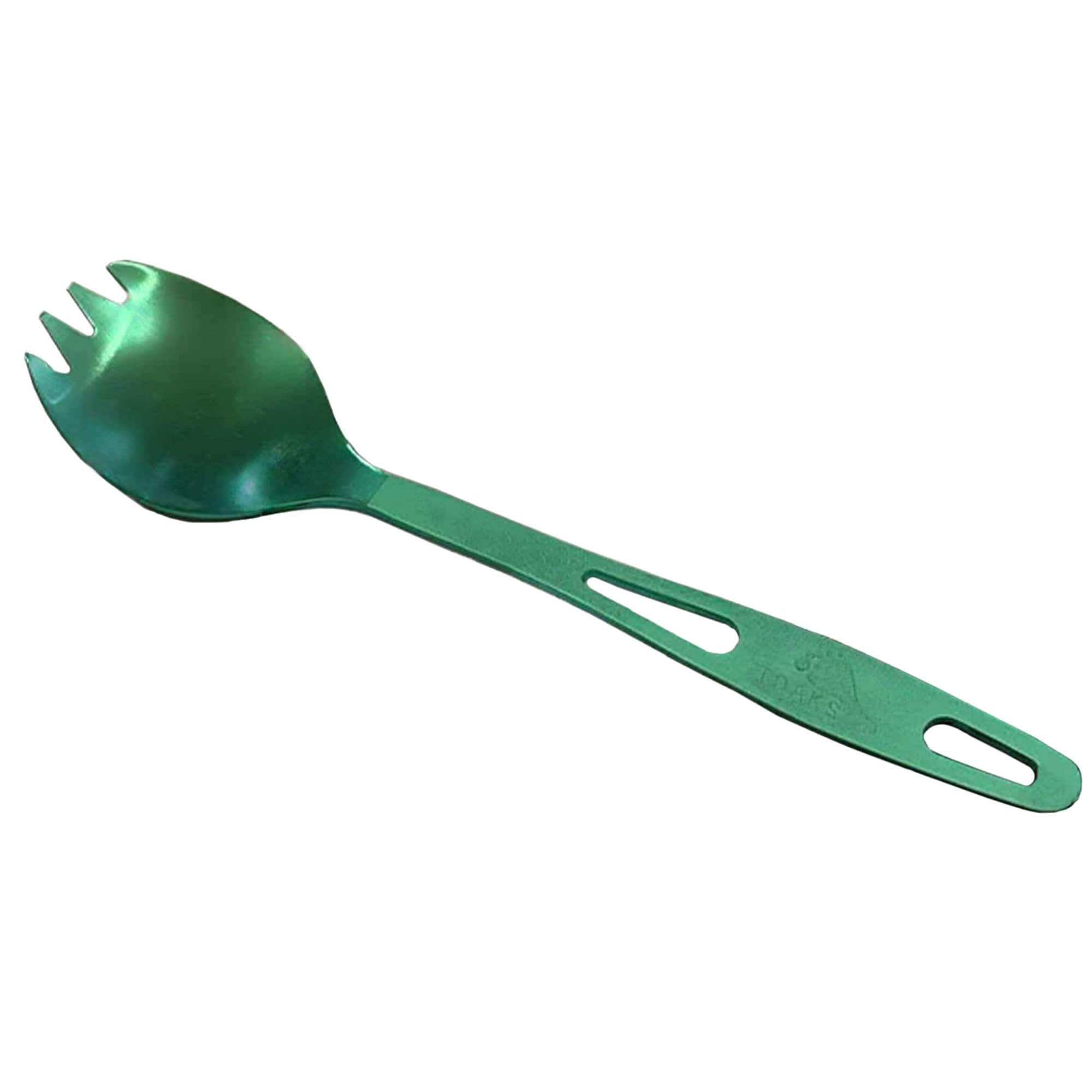 TOAKS - Titanium Spork with Polished Head - Green