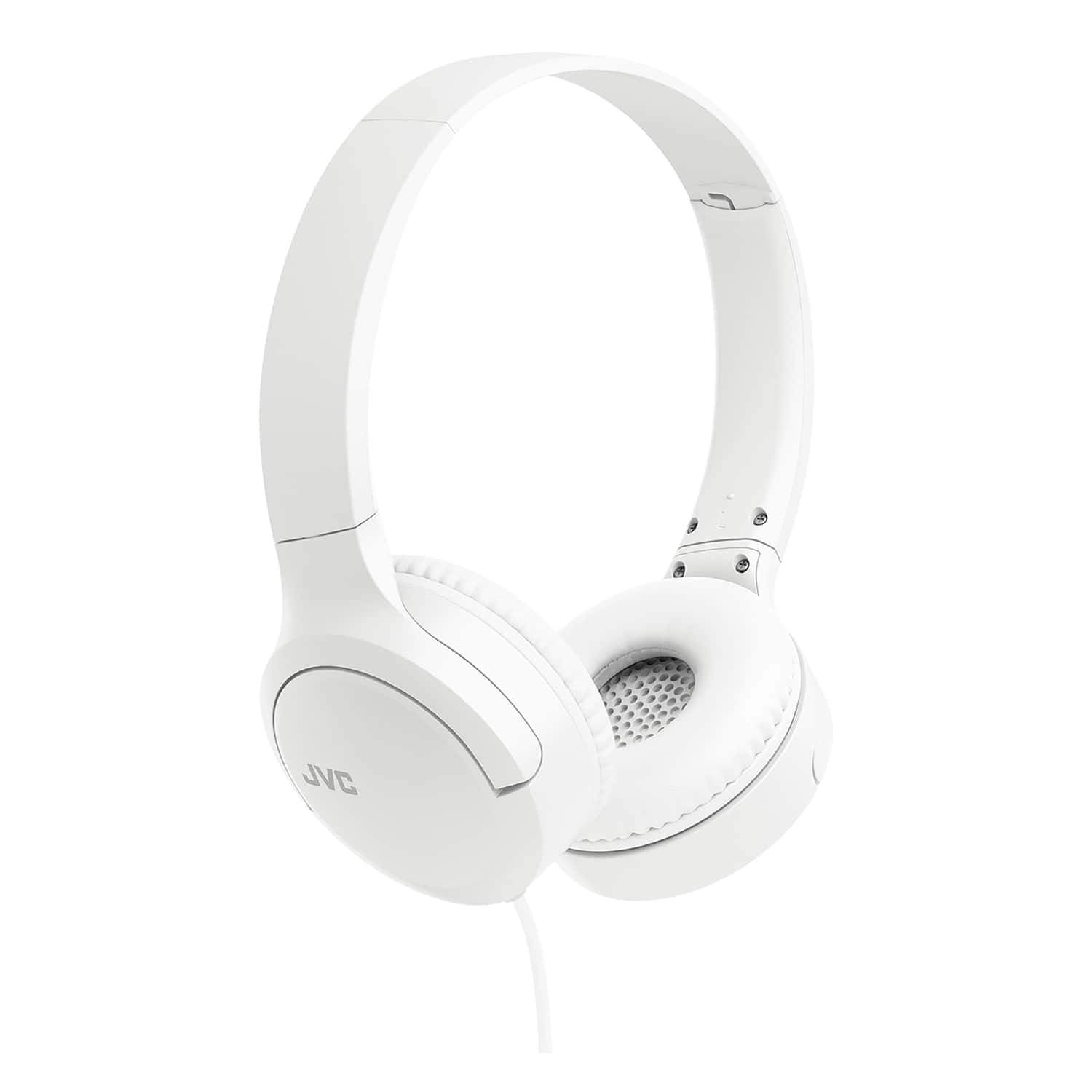 JVC - Has33ucw Foldable On-ear Headphones With Microphone, Usb-c, Ha-s33uc - White