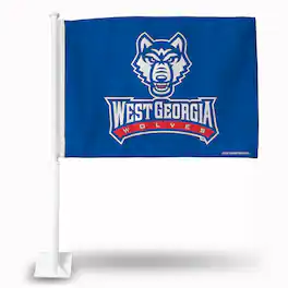 Rico Industries - West Georgia Wolves 11X14 Window Mount 2-Sided Car Flag - Multi