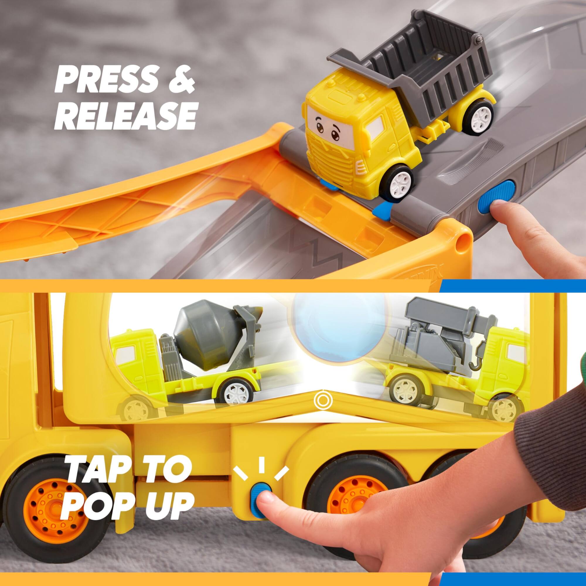 PRESS & RELEASE  
TAP TO POP UP