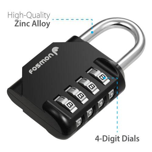 High-Quality Zinc Alloy Fosmon 4-Digit Dials