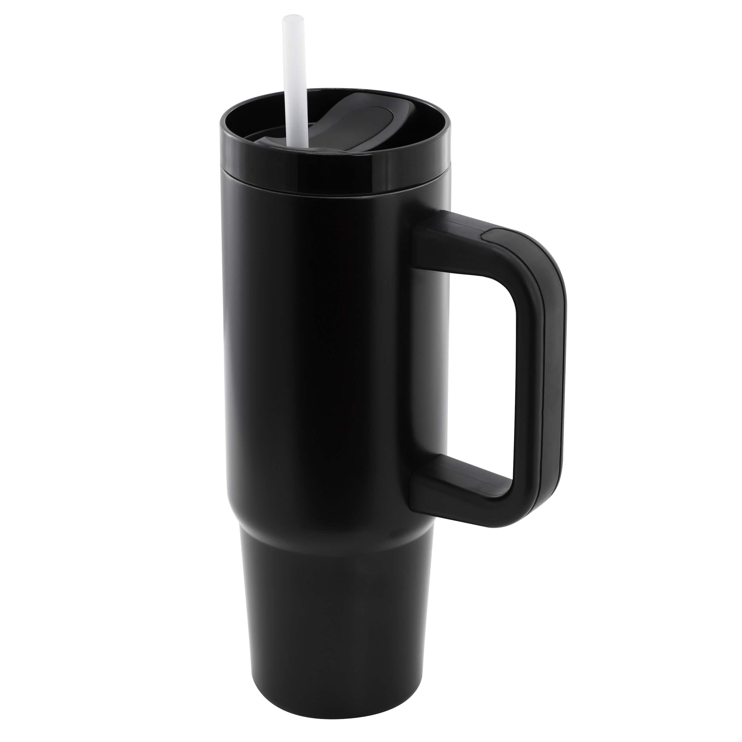 Gibson - Home 29oz Marina Stainless Steel Thermal Tumbler with Side Handle and Straw - Black price history on PriceWatchPro