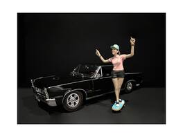 Skateboarder Figurine IV for 1/18 Scale Models by American Diorama - Multi