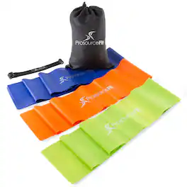 ProsourceFit - Therapy Flat Resistance Bands Set - Assorted