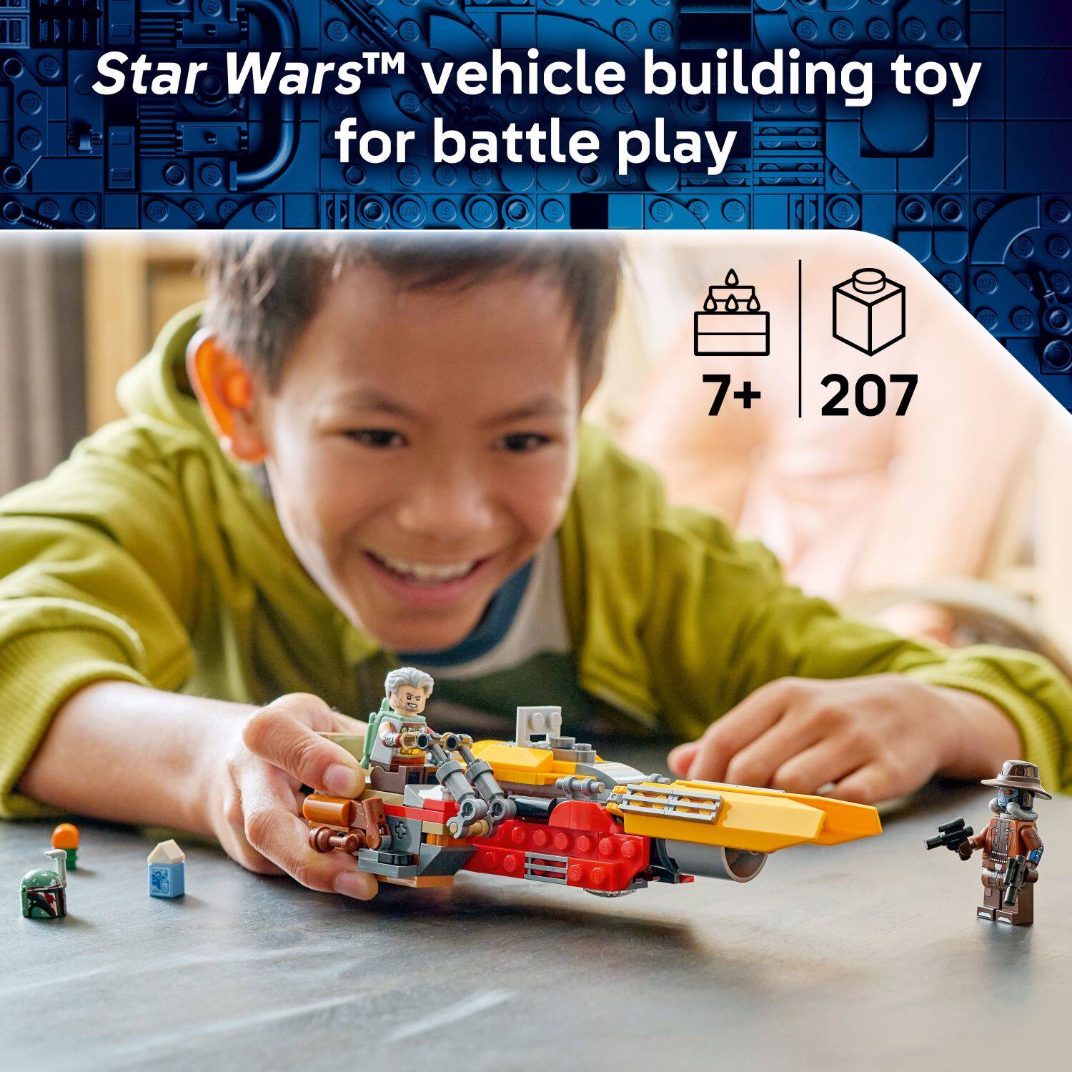 Star Wars™ vehicle building toy for battle play  
7+  
207
