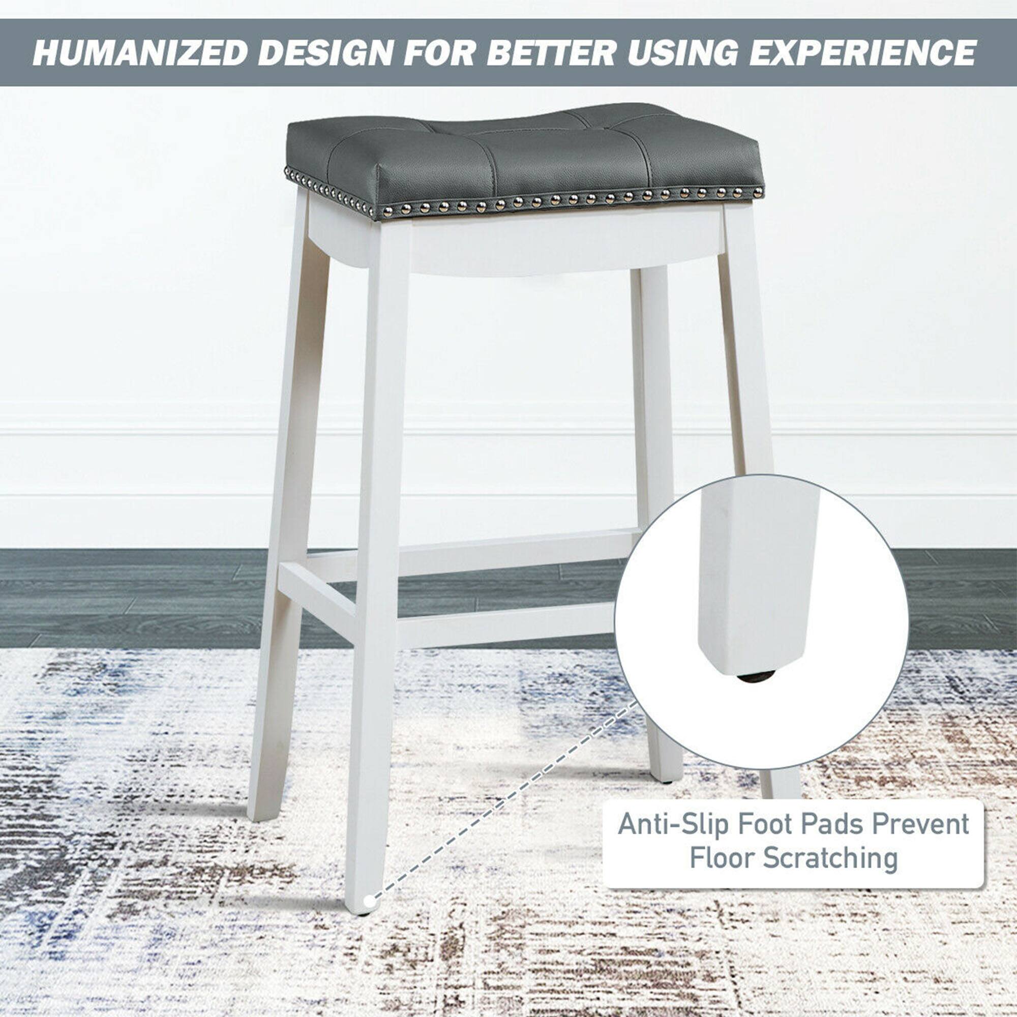 HUMANIZED DESIGN FOR BETTER USING EXPERIENCE
Anti-Slip Foot Pads Prevent Floor Scratching