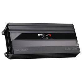 MB Quart - Formula 2,000 Watt Mono Car Audio Mobile Amplifier, FA2-2000.1 - Black