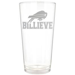 Great American Products - Buffalo Bills Etched 16oz. Rally Cry Pint Glass - Multicolor