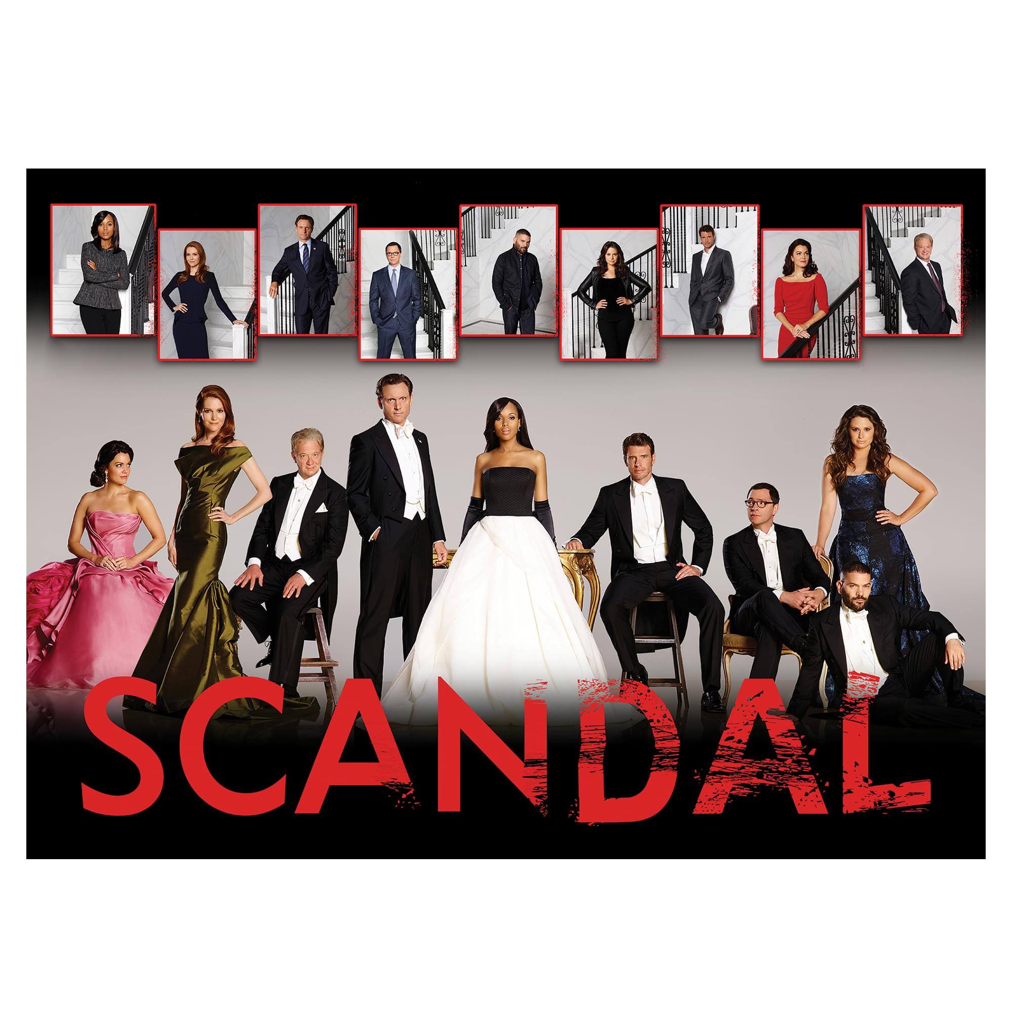 Toynk - Scandal Cast Collage 1000 Piece Jigsaw Puzzle - Multi-Color