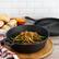 Alt View 7. MegaChef - MegaChef 10.5 Inch 2-in-1 Pre-Seasoned Cast Iron Skillet and Fry Pan Set - Black.