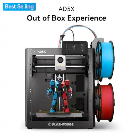 Best Selling AD5X Out of Box Experience
AD5X AAA FLASHFORGE