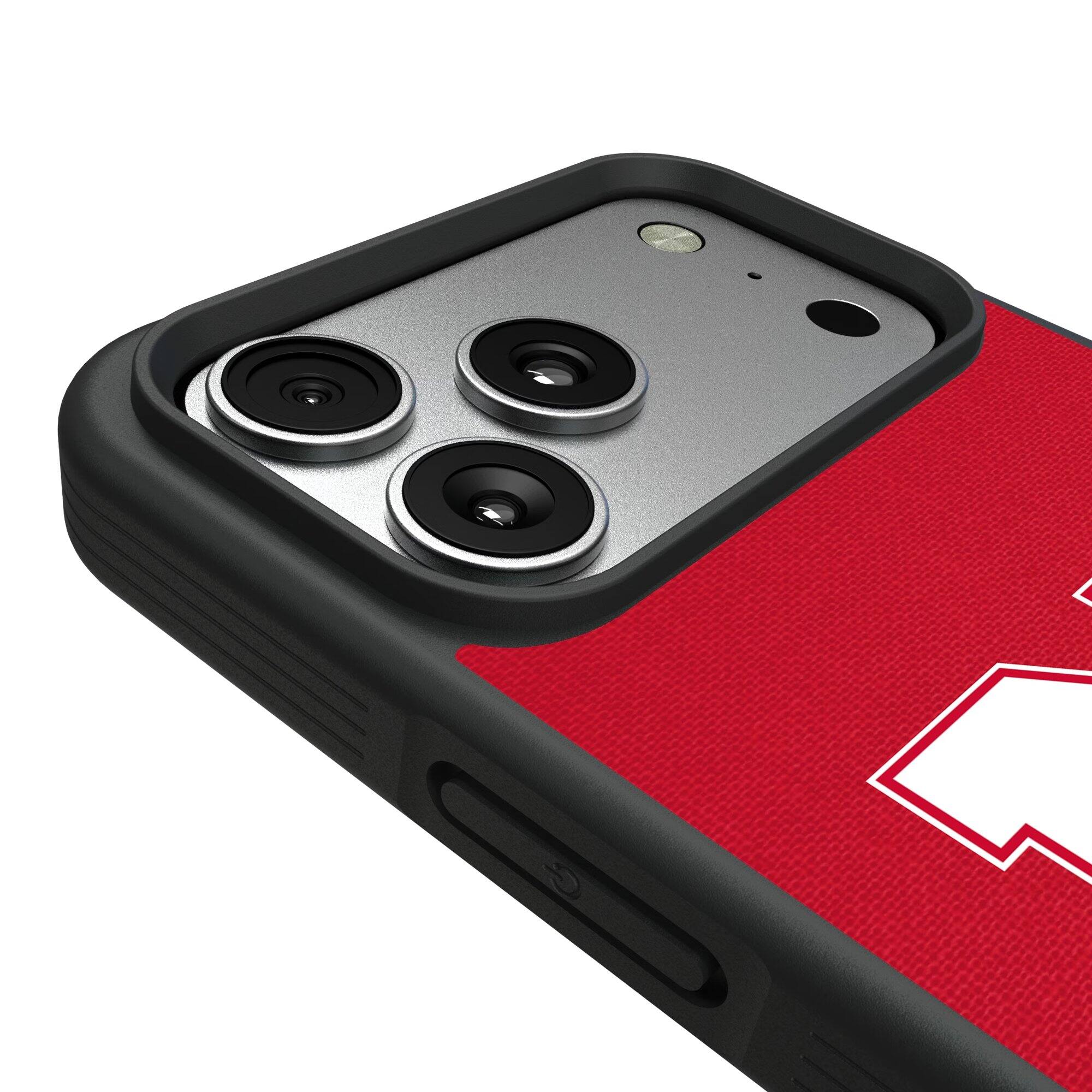 Alt View 2. Keyscaper - Nebraska Huskers iPhone Bump Case - 13 Pro Max - Multicolor.