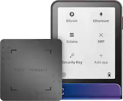 Ledger - Flex Crypto Hardware Wallet with Recovery Key - Neptune Blue - Front_Zoom