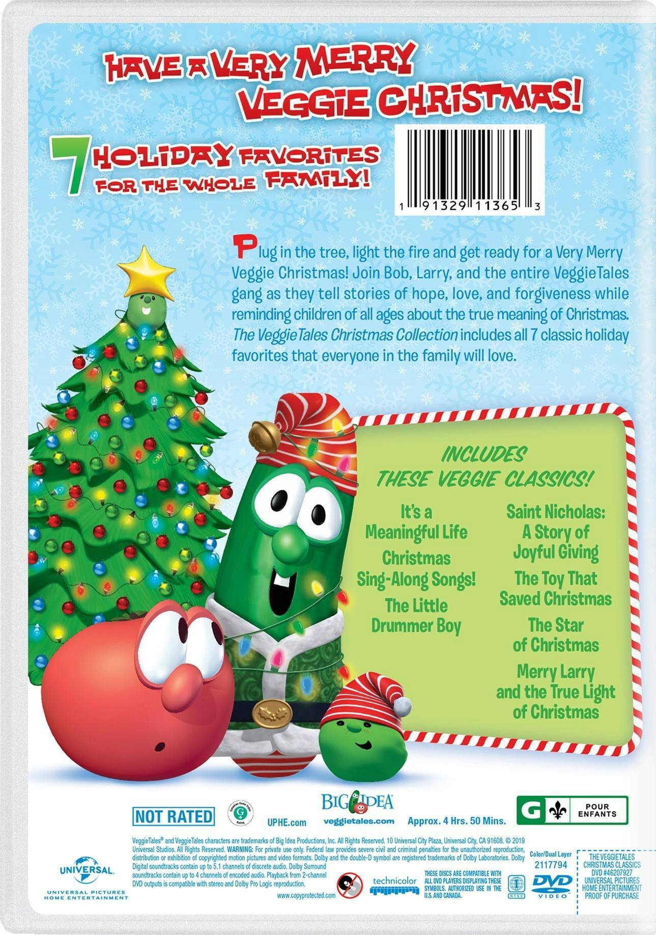 Back. VeggieTales Christmas Classics Collection (DVD Set) [DVD].