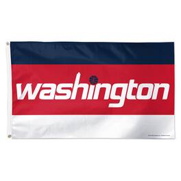 WinCraft - Washington Wizards 3' x 5' Horizontal Stripe Deluxe Single-Sided Flag - Multicolor
