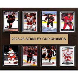C&I Collectibles - Carolina Hurricanes 2026 Stanley Cup Champions 12" x 15" Eight-Card Plaque - Multicolor