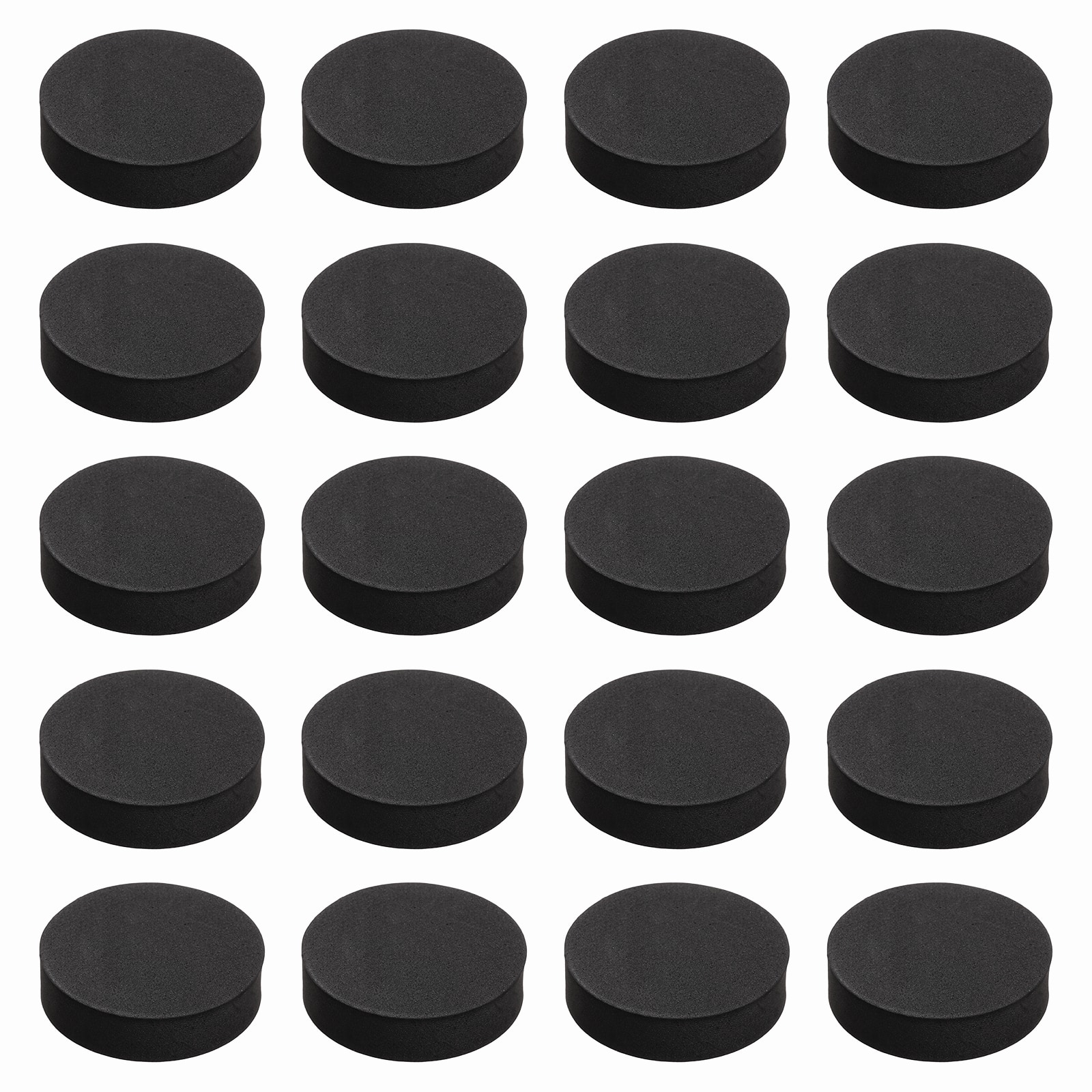 Unique Bargains - Single Sided Speaker Isolation Pads 60x16mm Round EVA Acoustic Foam Anti-Vibration Feet for Speaker Subwoofer, 32pcs - Black price history on PriceWatchPro