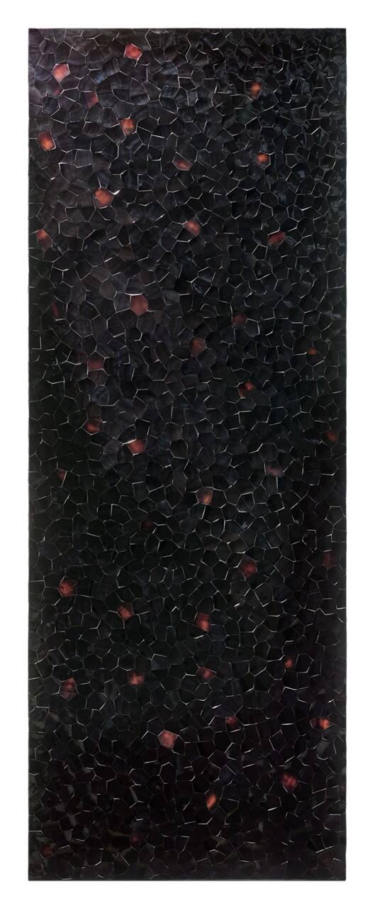 Alt View 1. JennAir - 30" Elements Collection Custom Column Panel - Dark Pen Carnelian.