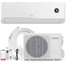 Lithzen - 18000 BTU Mini Split Air Conditioner & Heater, 208/230V 18.2 SEER2 Wifi Enabled - White