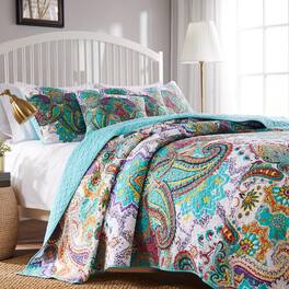 BreeBe - Nirvana Quilt Set - 2 Piece Twin/XL - Teal