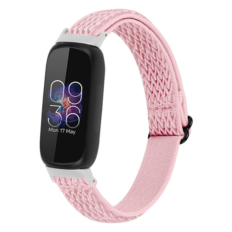 StrapsCo - Comfort Stretch Band Elastic Nylon Watch Strap For Fitbit Inspire 3 - Pink price history on PriceWatchPro