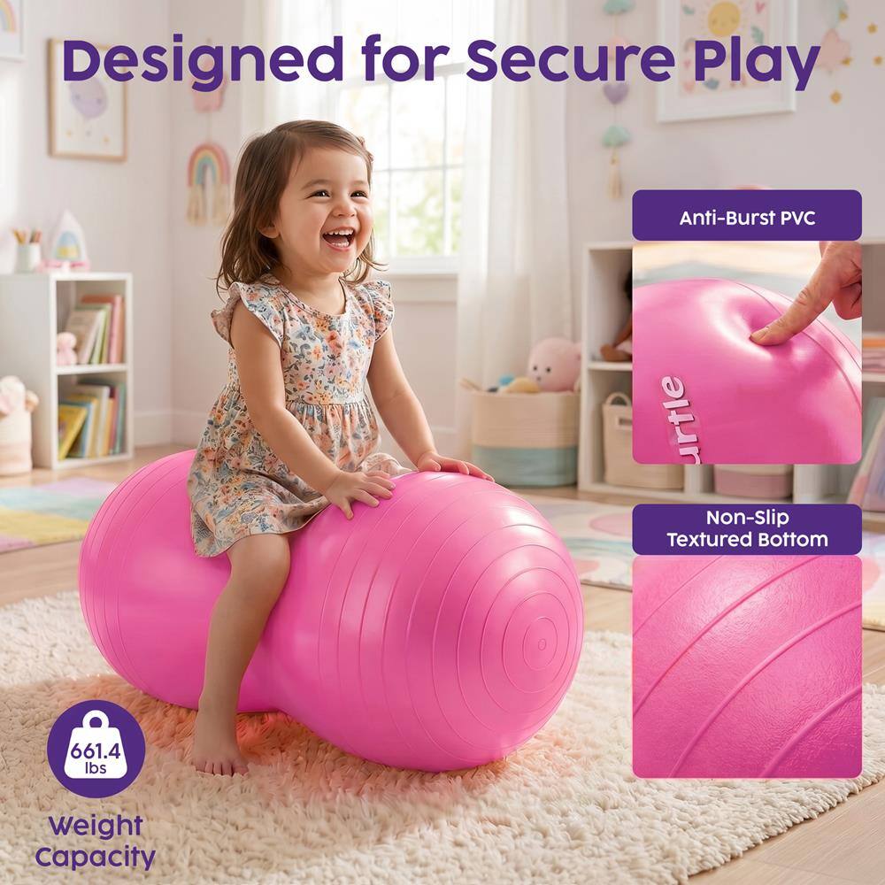 Designed for Secure Play  
Anti-Burst PVC  
Non-Slip Textured Bottom  
661.4 lbs Weight Capacity