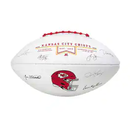 Logo Brands - Kansas City Chiefs Legends Signature Football - Red